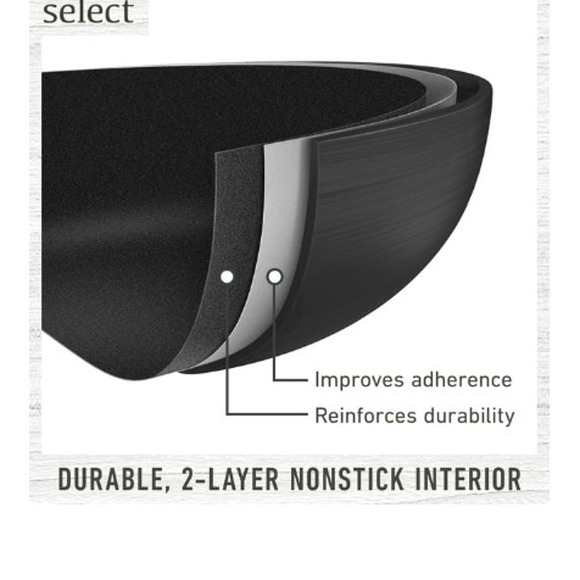 NWT Select by Calphalon Hard-Anodized Nonstick 7-Quart Dutch Oven with Cover - Picture 5 of 5